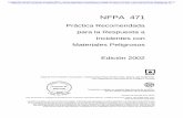 NFPA 471-2002_Incidentes Con Materiales Peligrosos