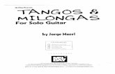 Jorge Morel Tangos Milongas for Solo Guitar Download