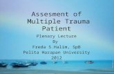 Plenary Lecture Multiple Trauma by Freda