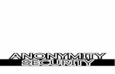 Anonymity Security