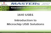 Masters 2012 - Introduction to Microchip USB Solutions