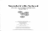Suzuki Cello School Vol. 5 (Cello Part & Piano Accompaniment)