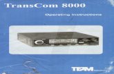 Team - Transcom 8000 User Manual + Circuit, PCB layout & component list (UK CB radio)