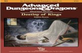 AD&D 1.0 N3 Level 1-4 Adventure - Destiny of Kings