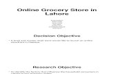 Online grocery shopping Marketing research Presentation