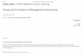 Scope and Functions of Management Accounting _ Mba Notes