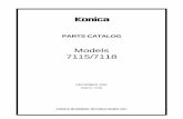Konica 7115 Parts Catalog