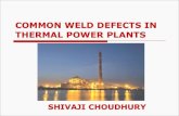 Common Weld Defects in Thermal Power Plants