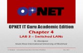 OPNET-Chapter 4 - Switched LANs Networks