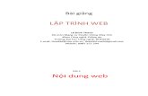03 - Noi Dung Web - Phan 3 - Html5 - Css3