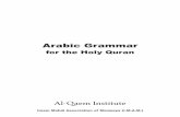 Arabic Grammar for the Holy Quran