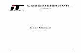 CodeVisionAVR User Manual