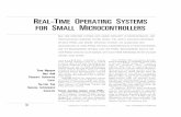 Real Time Operating Systems for Small Microcontrollers