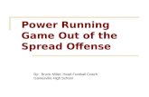 Power Running Game Out of the Spread
