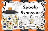 Spooky Synonyms