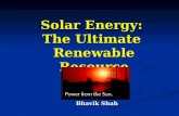 Solar Energy--The Ultimate  Renewable Resource.ppt