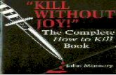 Kill Without Joy, Volumes 1-6 (Pages Missing) - John Minnery