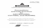Precautions and Safe Practices for Gas Welding Cutting and Heating