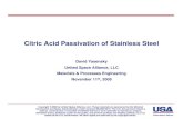 Nitric Acid Passivation INOX