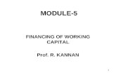 MBM Module5 Working Capital Financing