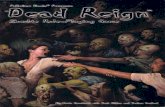 Dead Reign Zombie Role Playing Game