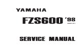 Yamaha FZS600 1998 Service Manual