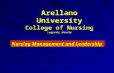 Concept 1- Leadership & Management in Nursing