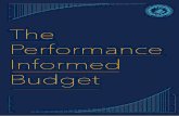 Performance Informed Budgeting - Brochure