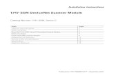 1747-SDN DeviceNet Scanner Module - Instalation Instruccion
