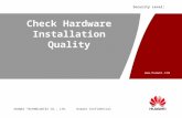Check Hardware Installation Quality