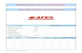 Example Foundation calculation by Afes