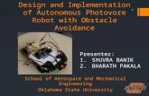 Design and Implementation of Autonomous Photovore Robot with Obstacle Avoidance (MAE 4733 Term Final Project Presentation)