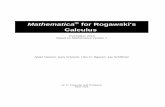 Mathematica for Rogawski's Calculus 2nd Editiion -Complete