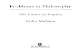 Colin McGinn Problems in Philosophy the Limits of Inquiry 1993