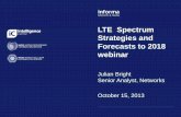 LTE Spectrum Strategies and Forecasts to 2018