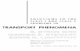 Solution Manual Transport Phenomena Bird 1st Edition