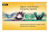 ANSYS Signal Power-Integrity Update