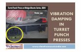 Vibration Damping in Turret Punch Presses