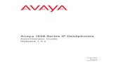Avaya 1600 Series Phone Administrator Guide