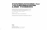 Foundation for TRANSMISSION Tower