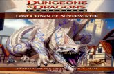AD&D - Forgotten Realms - Lost Crown of Neverwinter