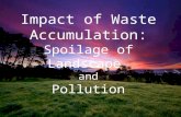 Impact of Waste Accumulation