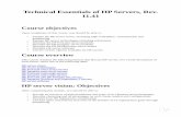 Technical Essentials of HP Servers, Rev. 11.41