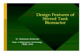 Design Features of Stirred Tank Bioreactor