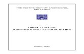 Directory of Arbitrators Low