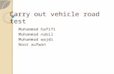 Carry Out Vehicle Road Test- EnGLISH