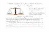 The Appellate Record - September 2013