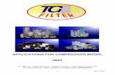 Www.tgfilter.it REV207 Applications Type of Compressors