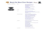 Margs NuWave Recipes