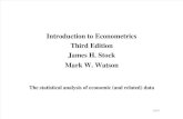Introduction to Econometrics - Stock Watson 3e Chapters 1-8 slides